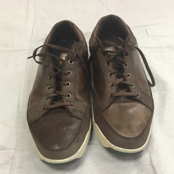 12 Brown Casual Shoe FJ Foot Joy Countour - Picture 2 of 8